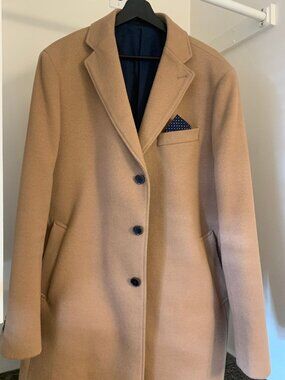 Camel Car Coat (Blue Industry)
